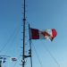 Drapeau du Canada qui flotte au vent