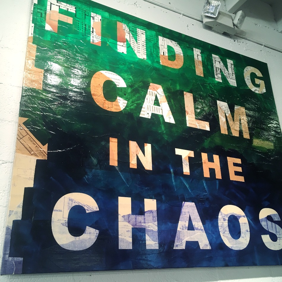 Tableau Finding Calm in the chaos exposition Wynwood Miami