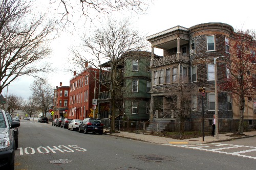 rue et batiment typique de boston