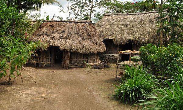 Maison typique maya
